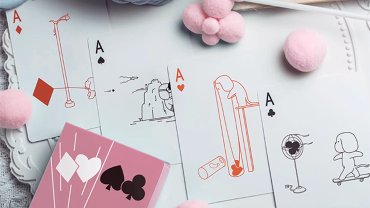 Diary of Kitten and Puppy - Puppy Pink Edition Playing Cards - thumbnail 3