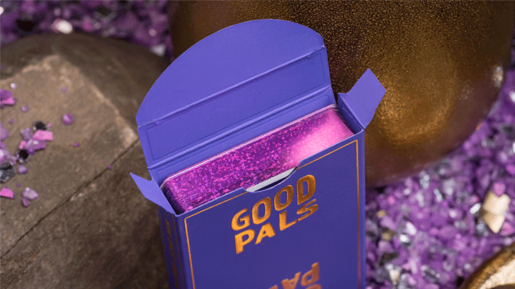 GILDED Good Pals Purple Foil Logo Playing Cards - thumbnail 3