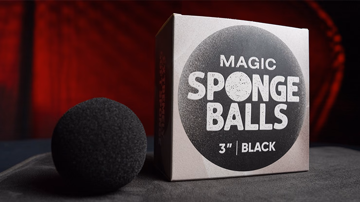 Magic Sponge Balls 50PK BLACK 3" by Murphy's Magic - magic trick
