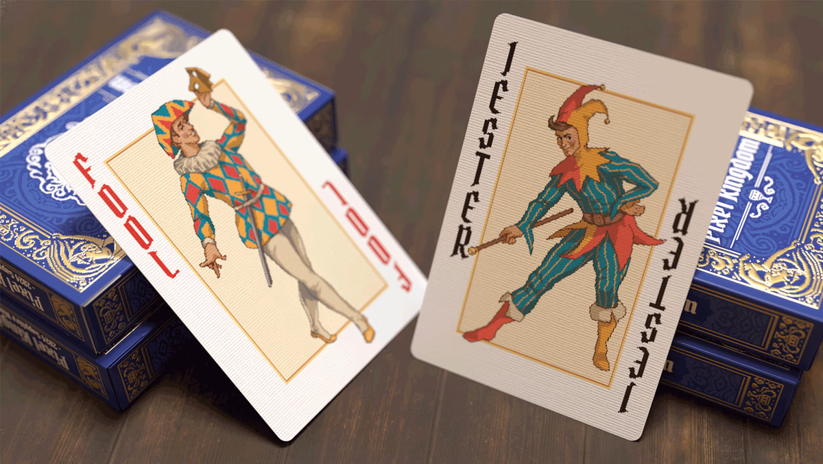 Pixel Kingdom (Sapphire Blue Edition) Playing Cards - thumbnail 3