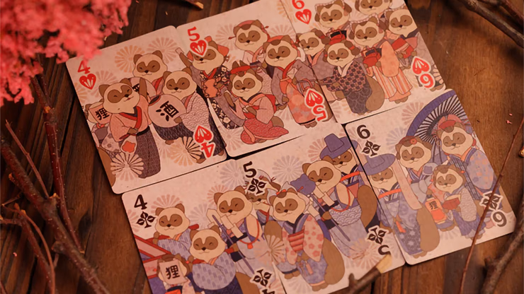 Tanuki Yukaku (Oiran-Dochu) Playing Cards - thumbnail 4