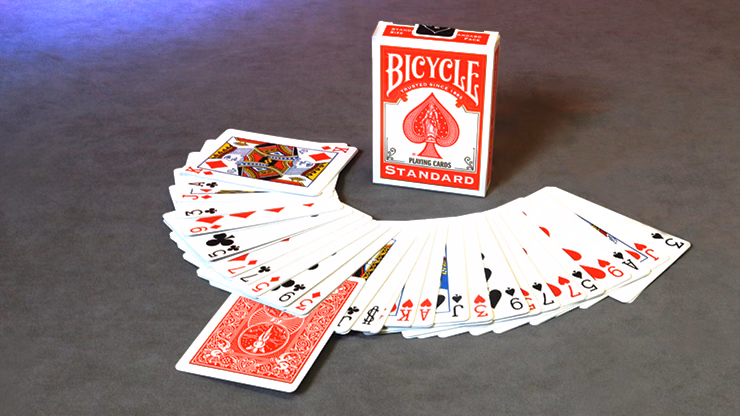 Invisible Deck Bicycle (Red) - thumbnail 3