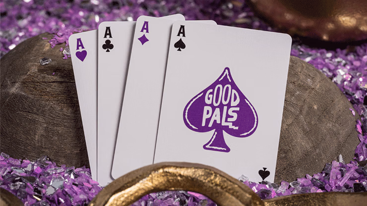 Good Pals Purple Foil Logo Playing Cards - thumbnail 5