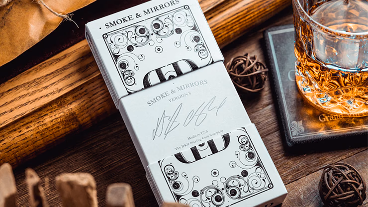 Smoke & Mirror (Smoke-White) Deluxe Limited Edition Playing Cards by Dan & Dave - Image 2