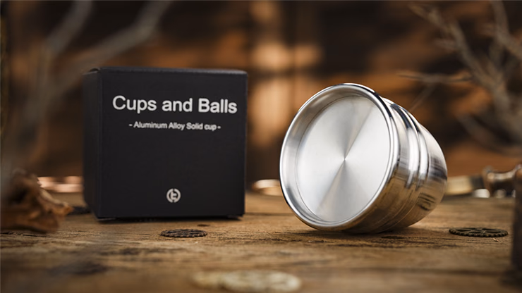 Aluminum Alloy Cups and Balls Matching Solid Cup by TCC Magic - Image 2