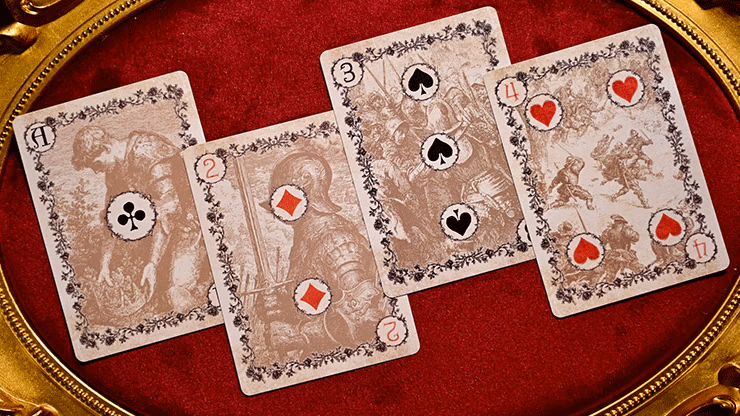 Wars of the Roses (2nd Edition Red Tuck- Gilded ) Playing Cards - thumbnail 4