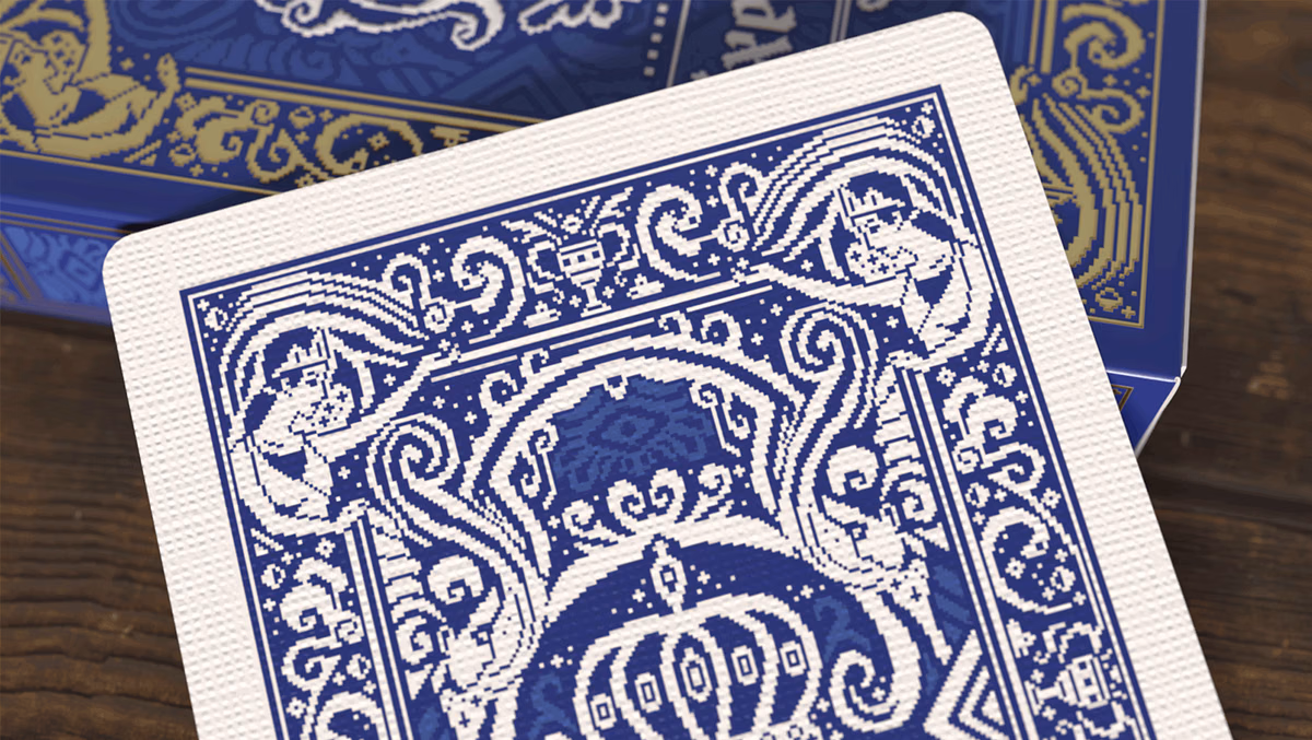Pixel Kingdom (Sapphire Blue Edition) Playing Cards - thumbnail 4