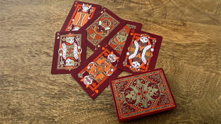 Neko Royal Red Playing Cards - thumbnail 4