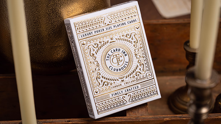TCI Clubhouse (White) Playing Cards - Image 2