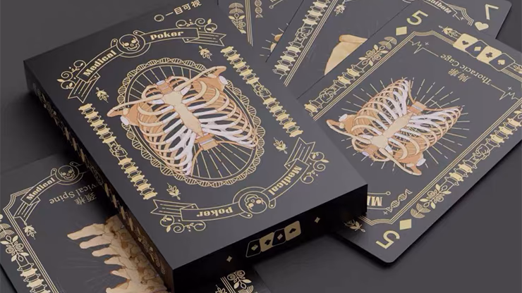 Medical Poker (Black) Playing Cards - Image 2