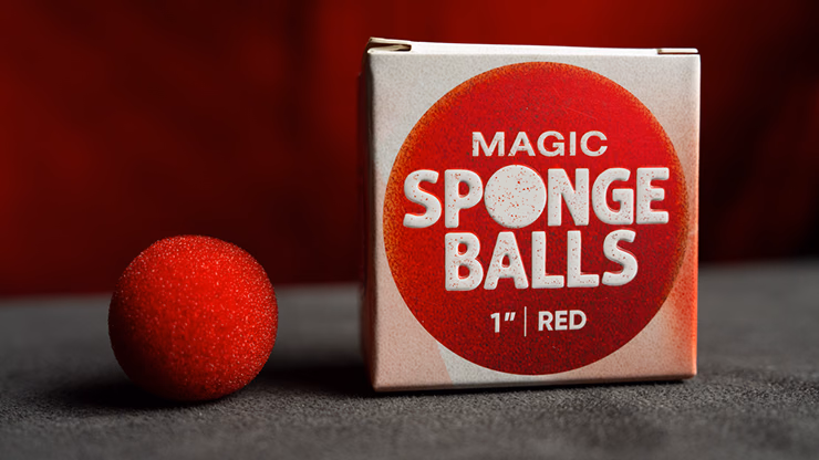 Magic Sponge Balls 50PK RED 1" by Murphy's Magic - magic trick
