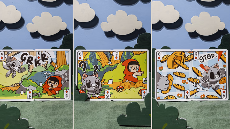 Bicycle Paper Royals Red Riding Hood Playing Cards by RunIt Decks - thumbnail 5