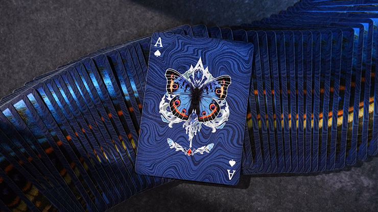 Morpho V2 (Sapphire / Blue) Playing Cards by TCC Fashion - thumbnail 3