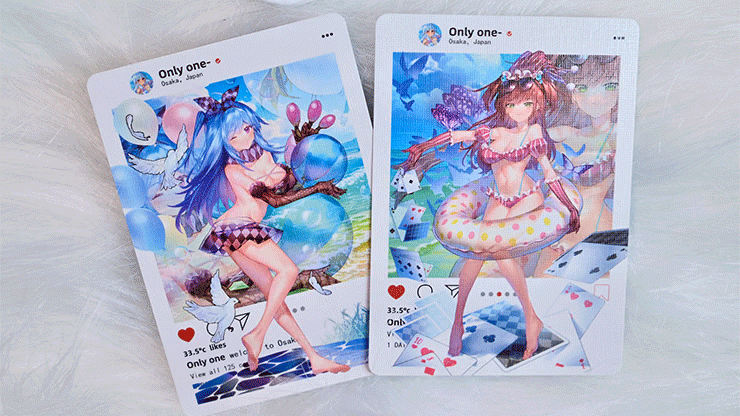Sweet Cosplay Show - Azure Summer (Grading Box) Playing Cards - thumbnail 4