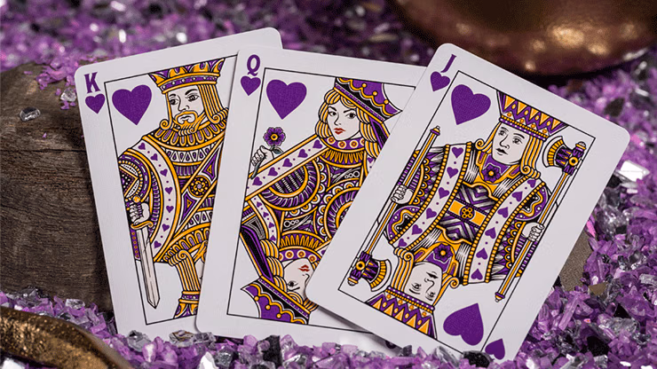 GILDED Good Pals Purple Foil Logo Playing Cards - Image 2