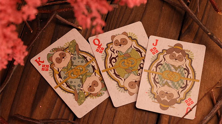 Tanuki Yukaku (Oiran-Dochu) Playing Cards - Image 2